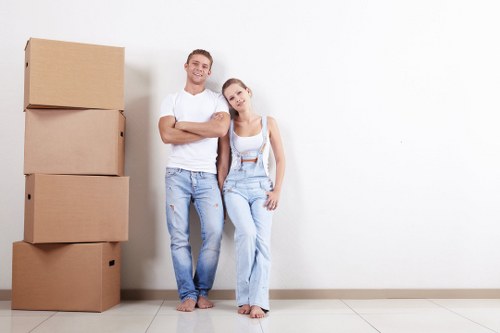 Removal team handling a local home move in Greenwich