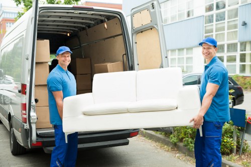Removal van service for moves in Greenwich town centre