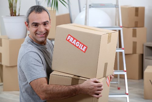 Moving truck service for a home relocation in Greenwich