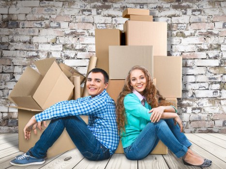 Office removals service preparing equipment for transport in Greenwich