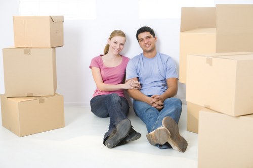 Professional movers in Greenwich handling a residential move with care