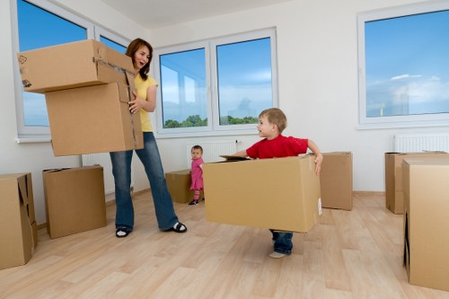 Local Greenwich commercial move with office furniture and stock handling